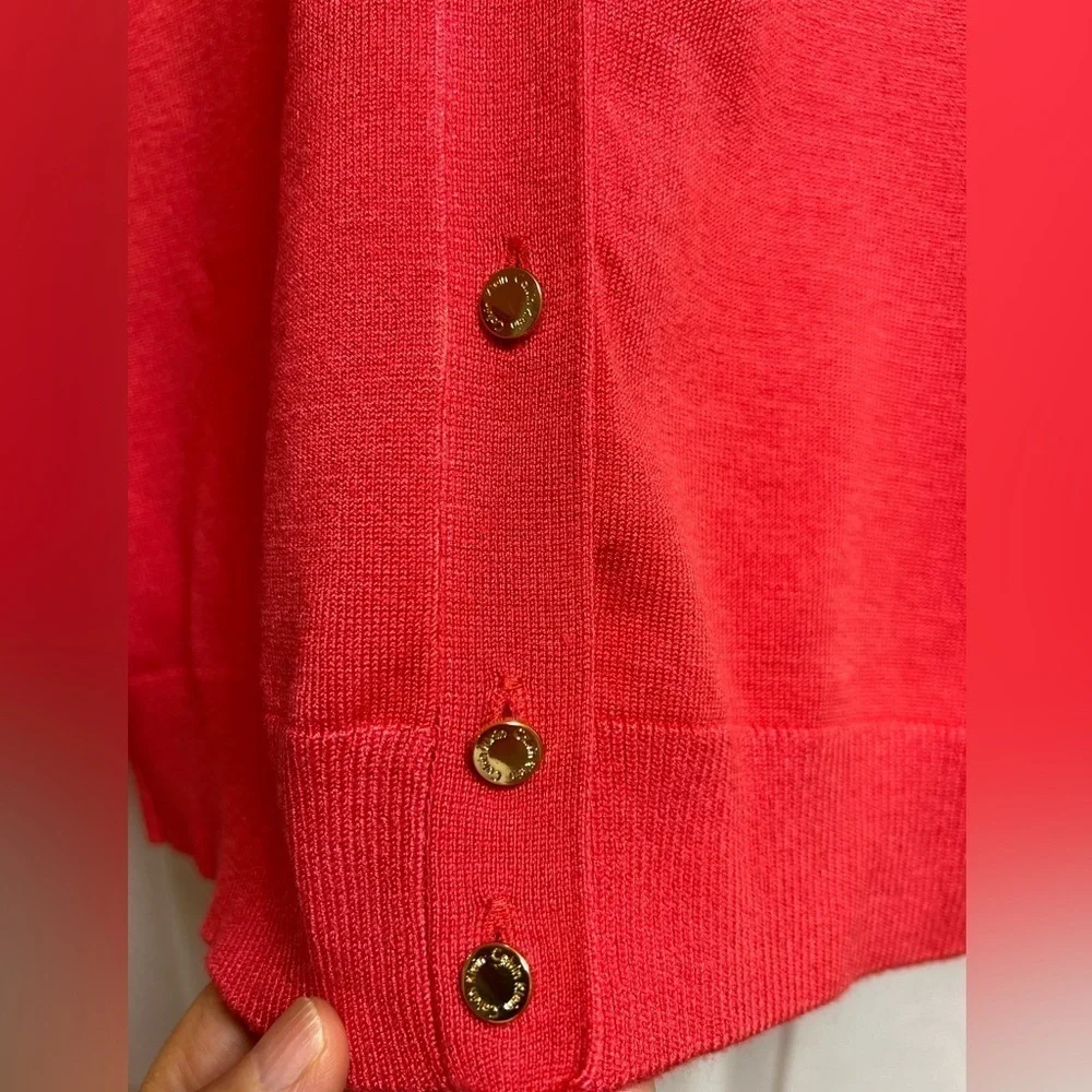 Calvin Klein button down cardigan size large, watermelon 🍉 color